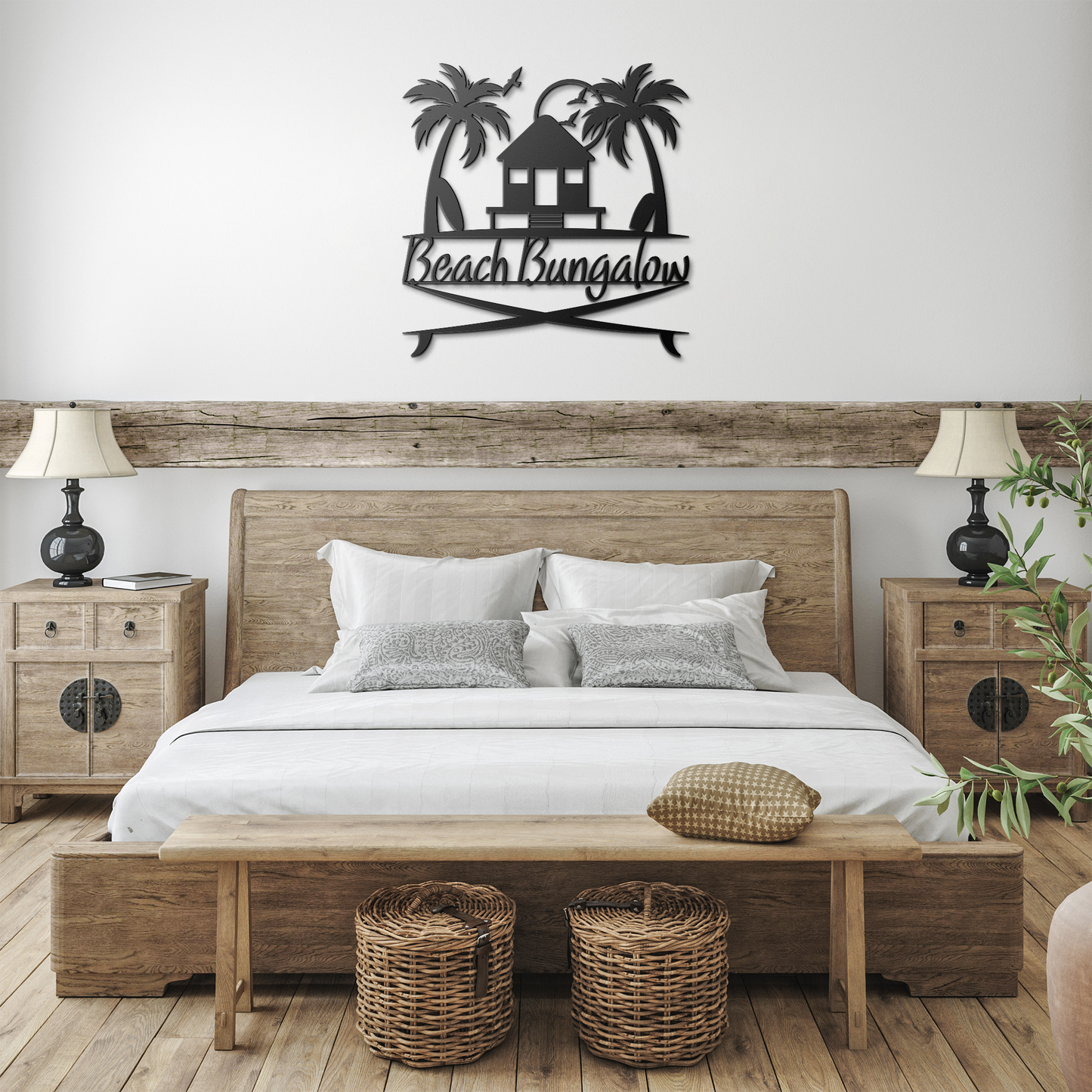 Beach_Bungalow_Die-Cut_Metal_Sign__A__Black_Farmhouse_Bedroom_Mockup.png