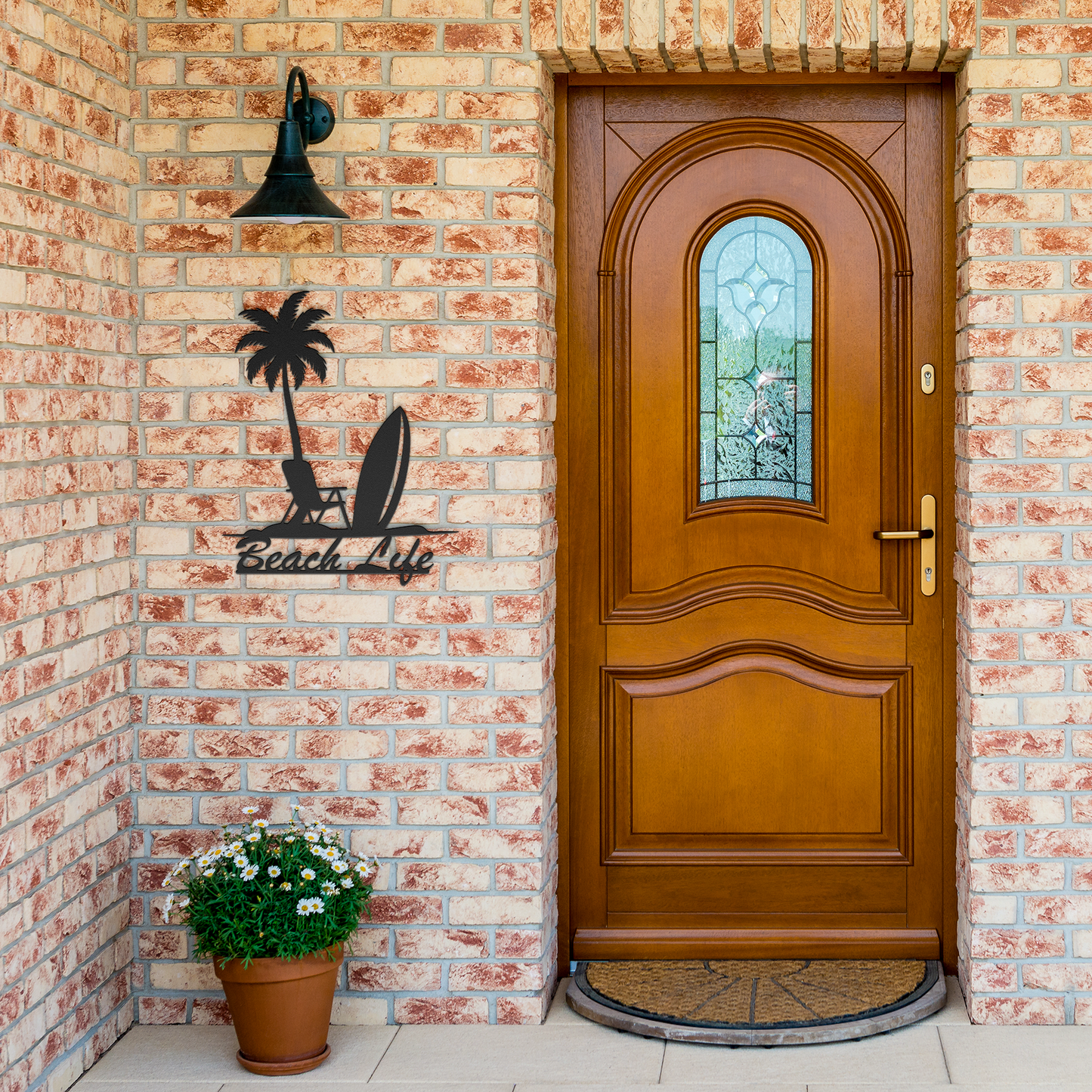 Beach_Life_Die-Cut_Metal_Wall_Art_Black_Brick_Entrance_Mockup.png