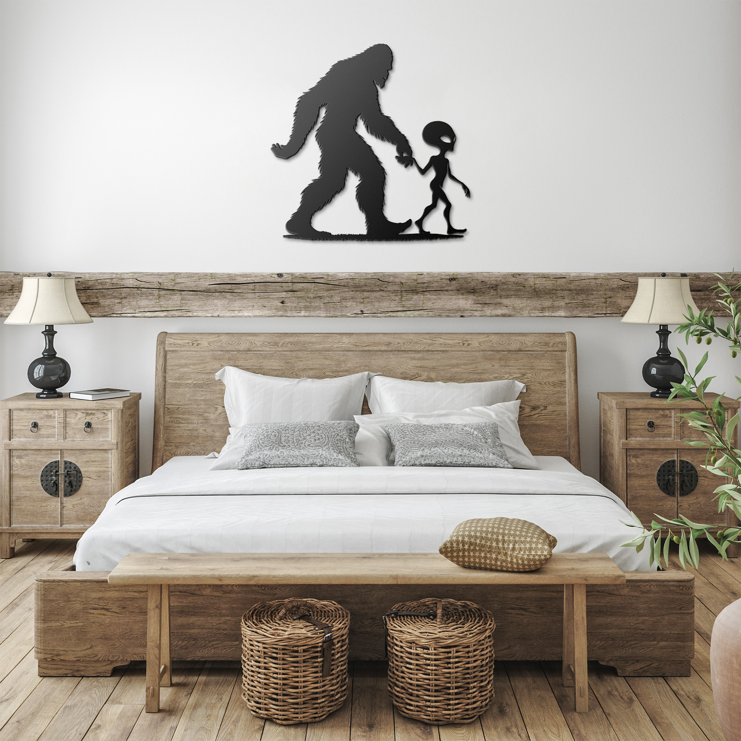Bigfoot_and_Alien_Metal_Wall_Art_-_Fun_U_Black_Farmhouse_Bedroom_Mockup.png