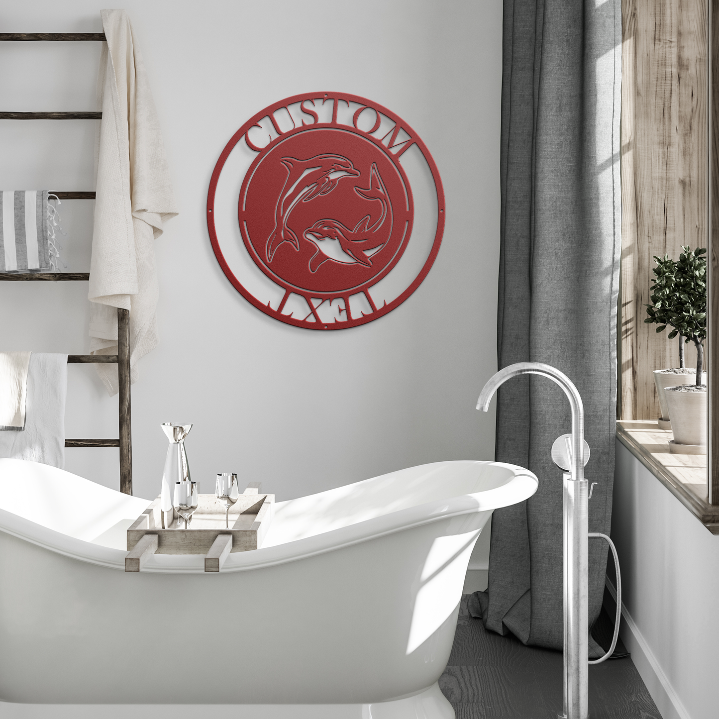 Custom_Dolphin_Duo_Metal_Wall_Art_-_Pers_Red_Modern_Bathroom_Mockup.png