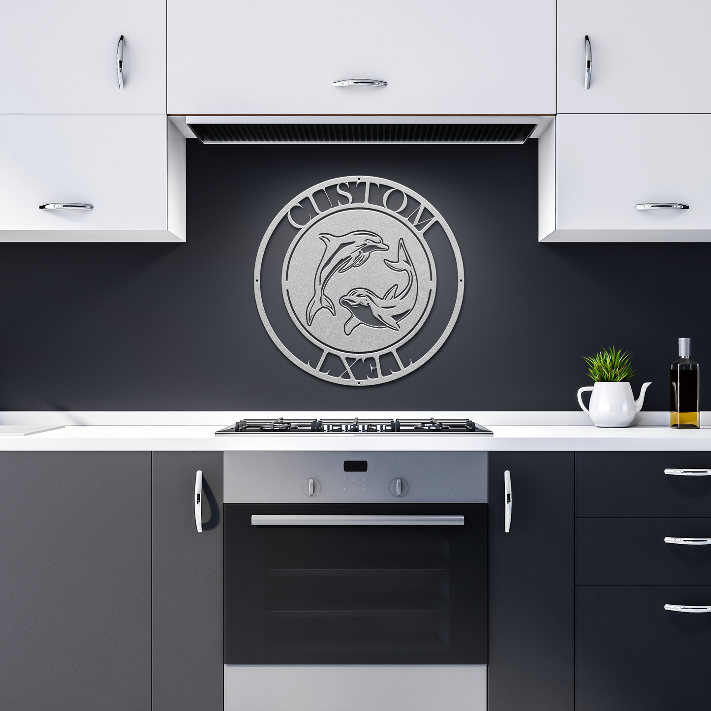 Custom_Dolphin_Duo_Metal_Wall_Art_-_Pers_Silver_Dark_Kitchen_Mockup.png
