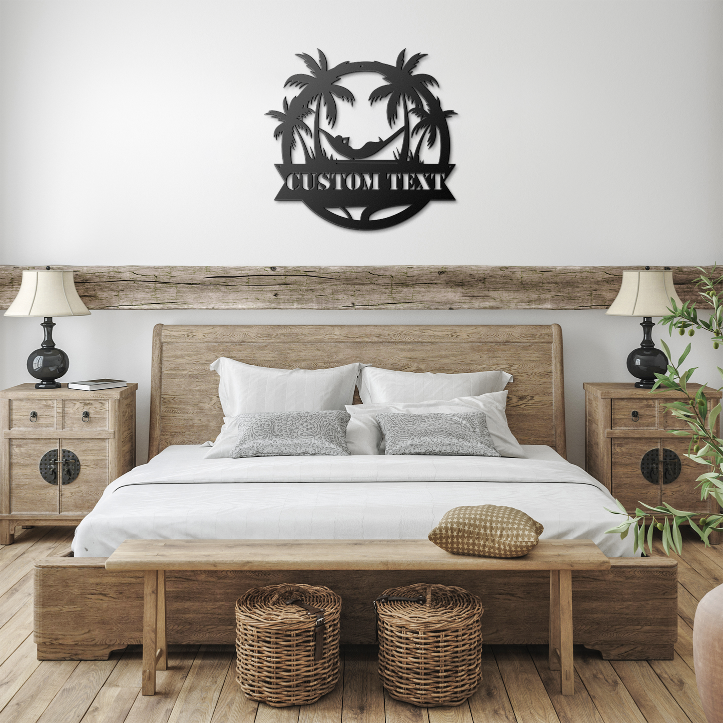 Custom_Hammock_Retreat_Metal_Sign__Pe_Black_Farmhouse_Bedroom_Mockup.png