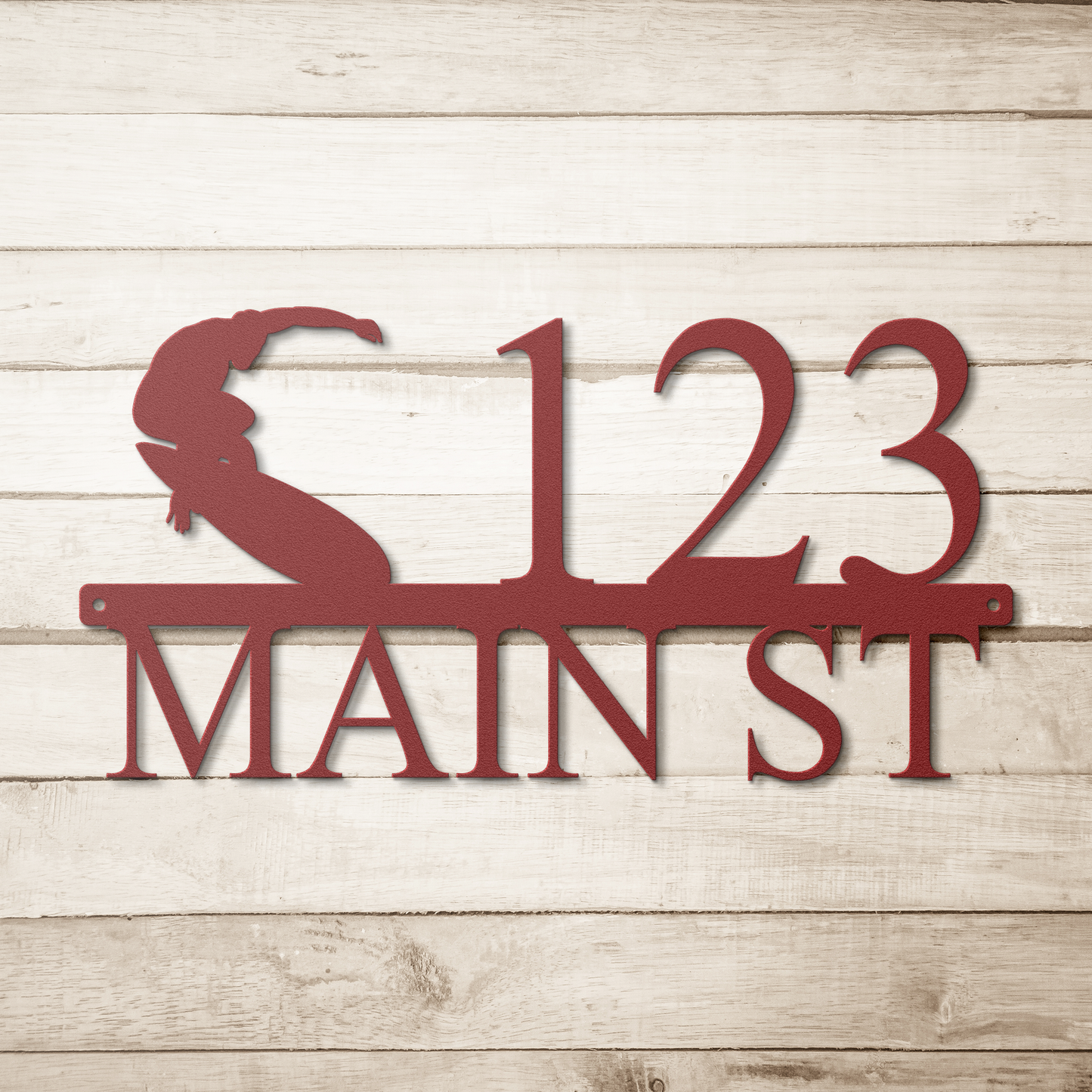 Custom_Surfer_Address_Sign_2_-_Personal_Red_Simple_Wood_BKGD_Mockup.png