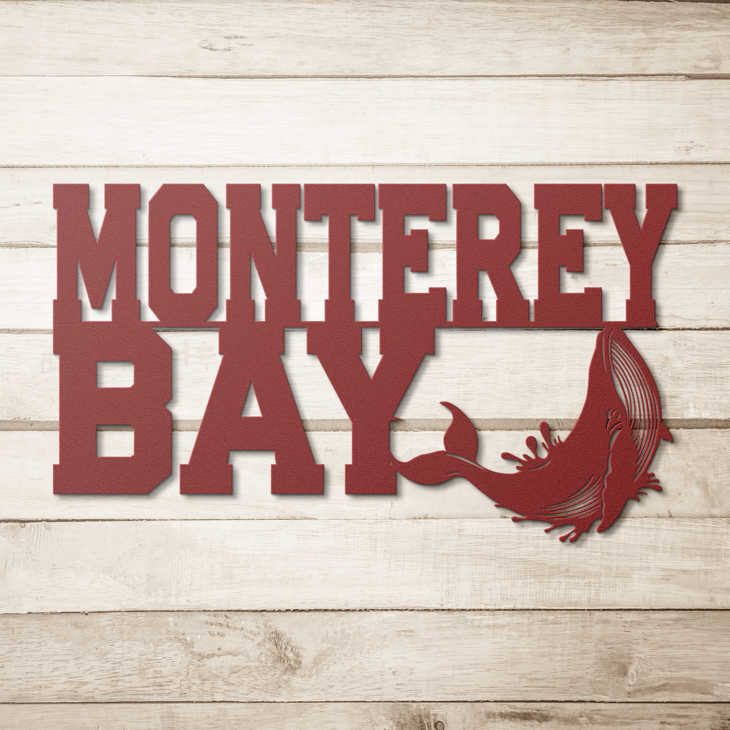 Monterey_Bay_Humpback_Whale_Metal_Wall_A_Red_Simple_Wood_BKGD_Mockup.png