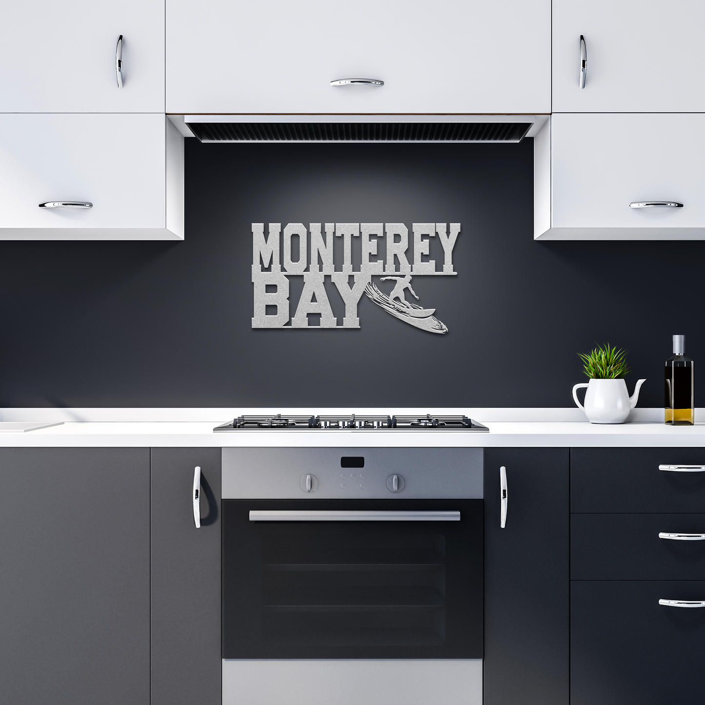 Monterey_Bay_Surfer_Metal_Wall_Art__C_Silver_Dark_Kitchen_Mockup.png