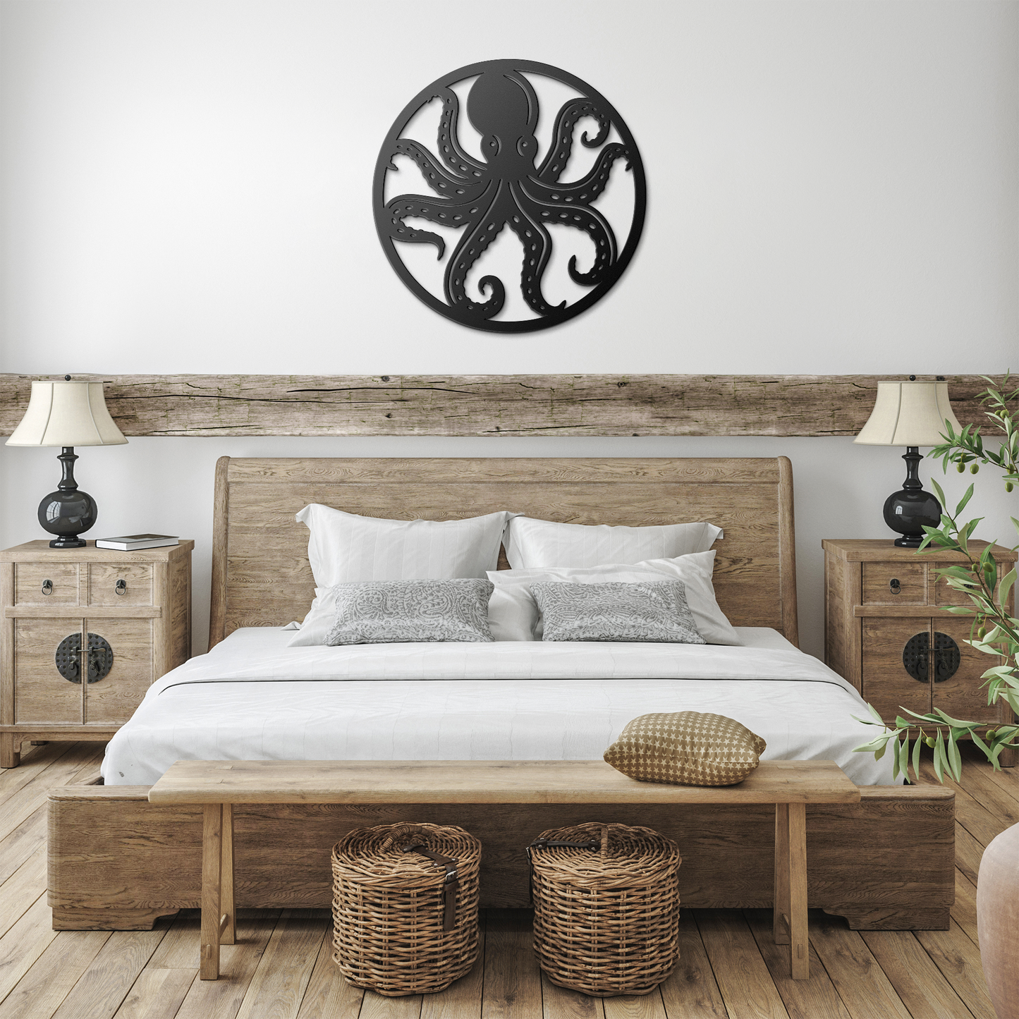 Octopus_Metal_Wall_Art__Coastal_Nauti_Black_Farmhouse_Bedroom_Mockup.png