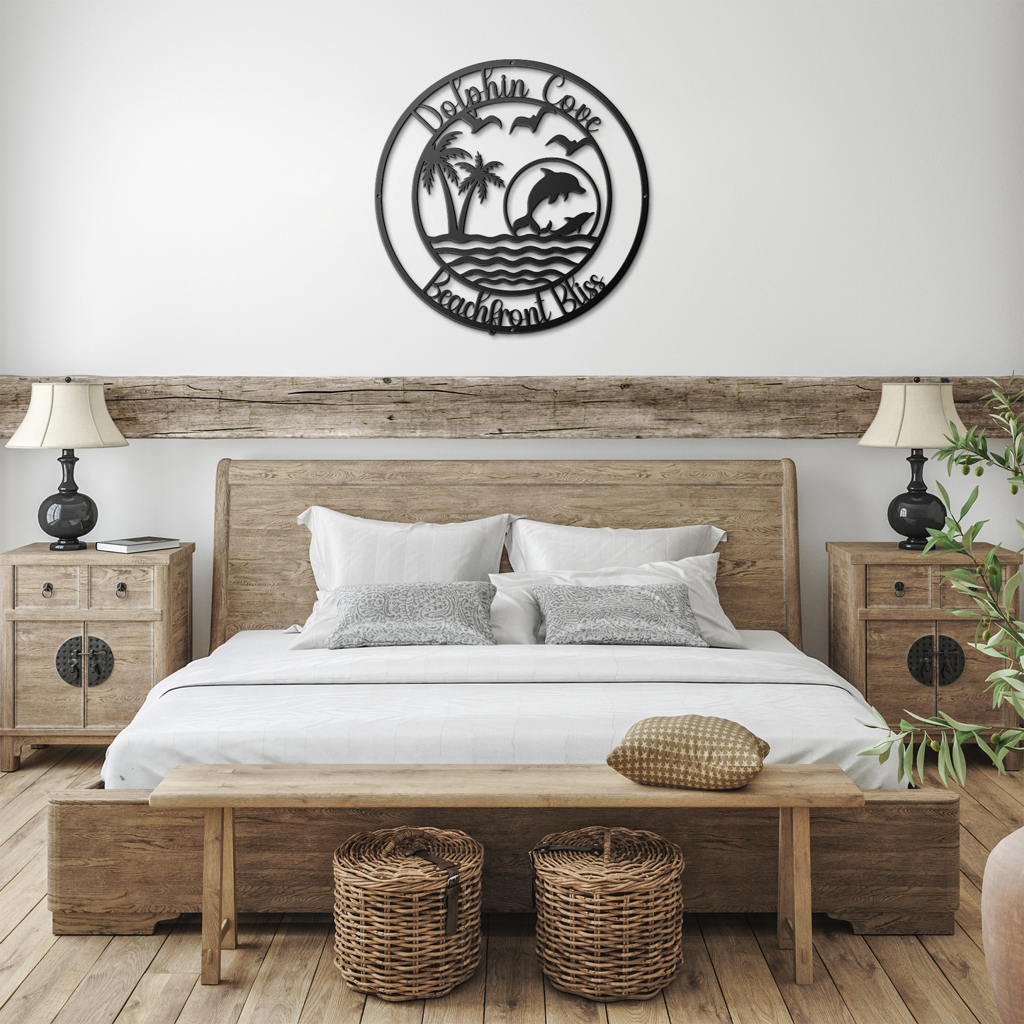 Personalized_Dolphin_Cove_Beachfront_Met_Black_Farmhouse_Bedroom_Mockup.png