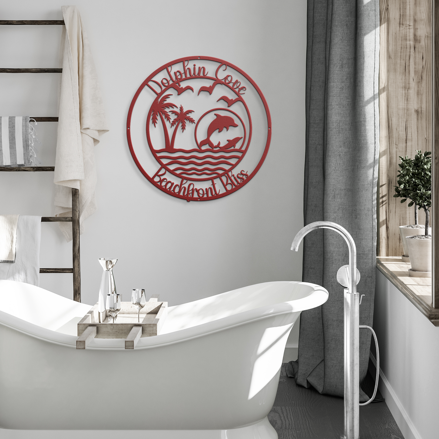 Personalized_Dolphin_Cove_Beachfront_Met_Red_Modern_Bathroom_Mockup.png