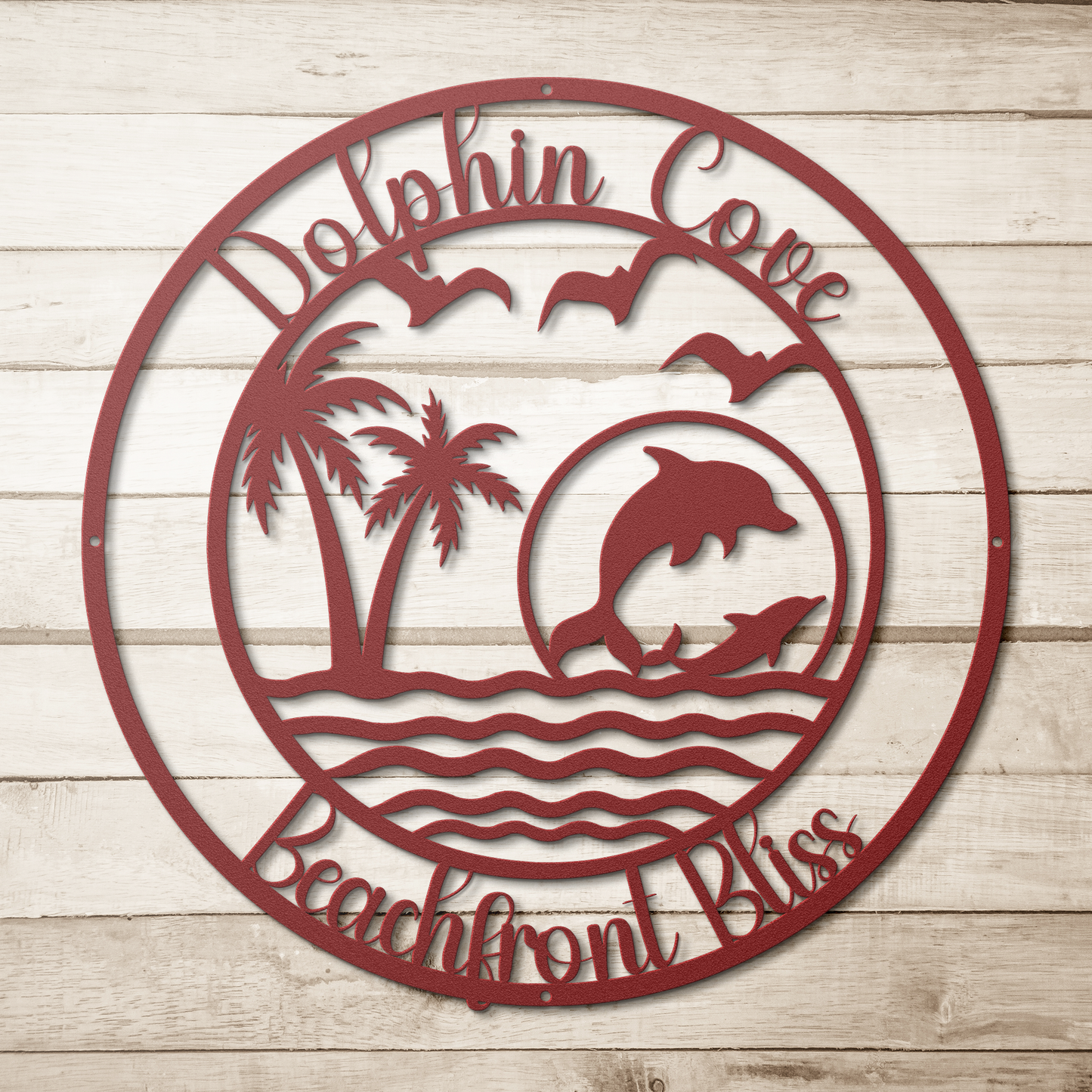 Personalized_Dolphin_Cove_Beachfront_Met_Red_Simple_Wood_BKGD_Mockup.png