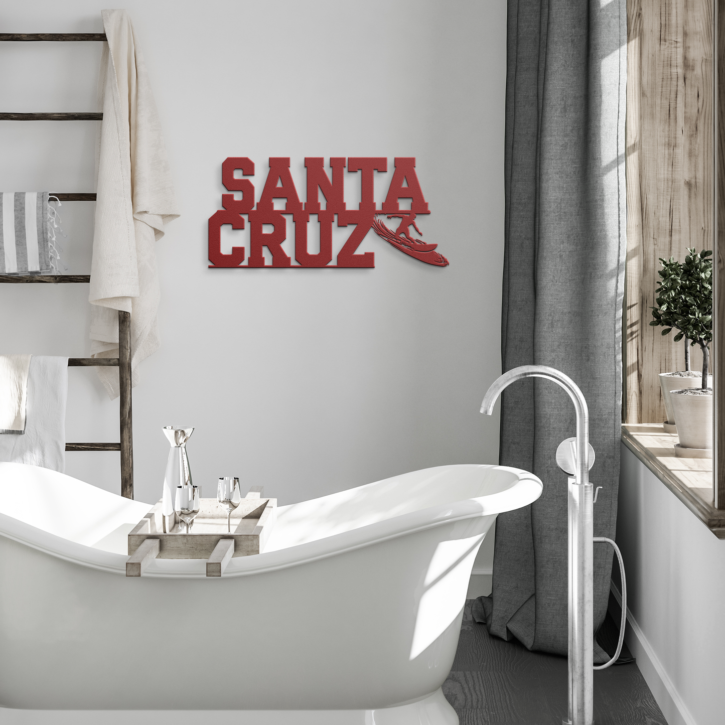 Santa_Cruz_Surfer_Metal_Wall_Art_Red_Modern_Bathroom_Mockup.png