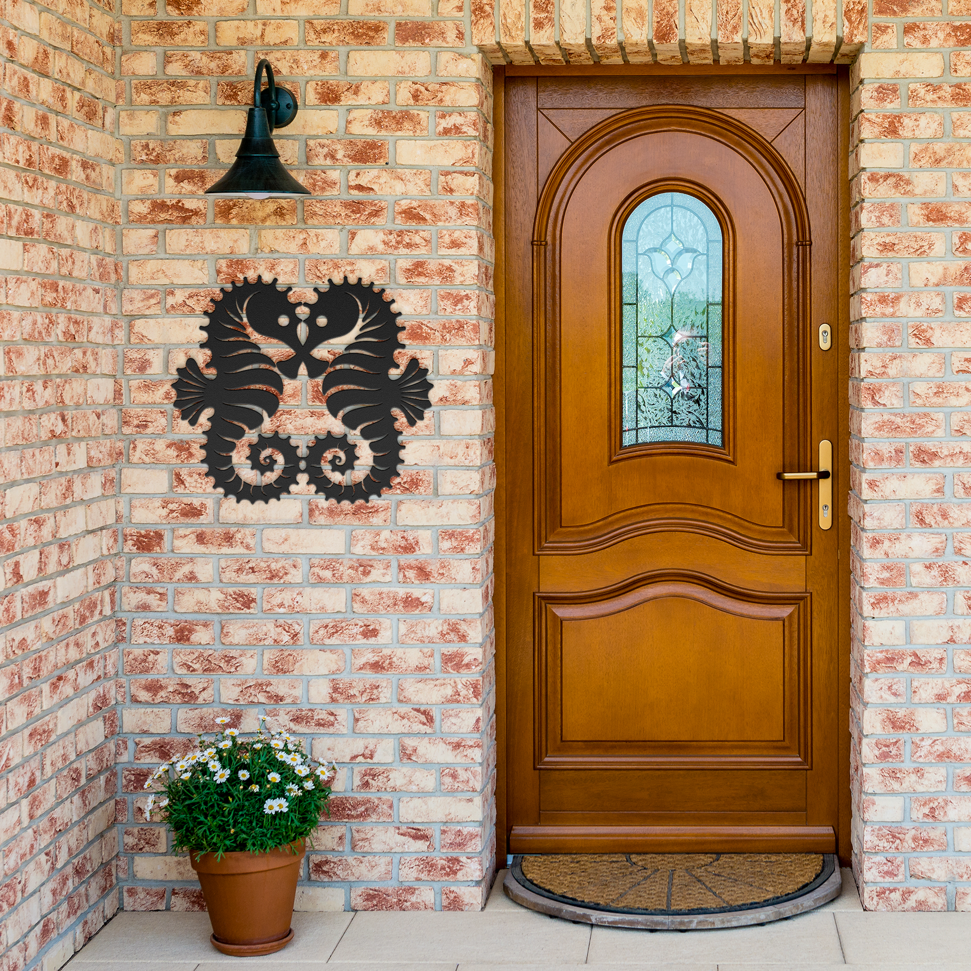 Seahorse_Duo_Metal_Wall_Art__Romantic_Black_Brick_Entrance_Mockup.png