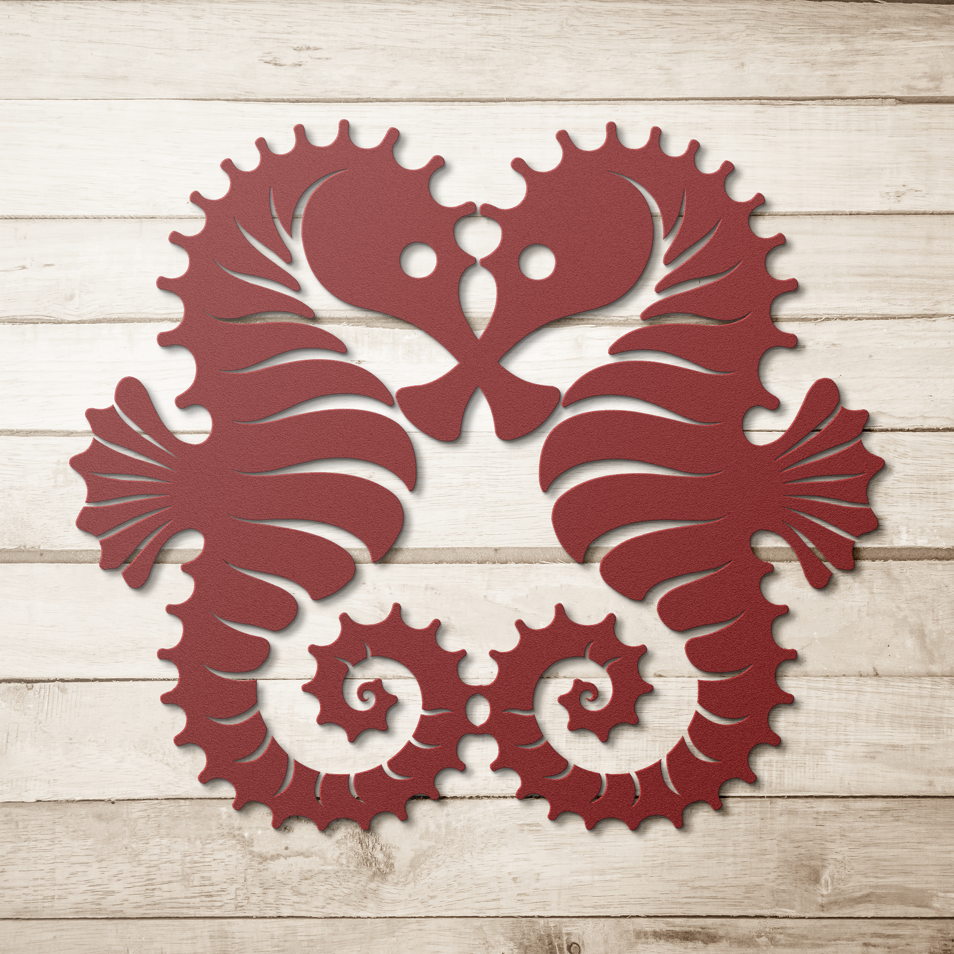 Seahorse_Duo_Metal_Wall_Art__Romantic_Red_Simple_Wood_BKGD_Mockup.png