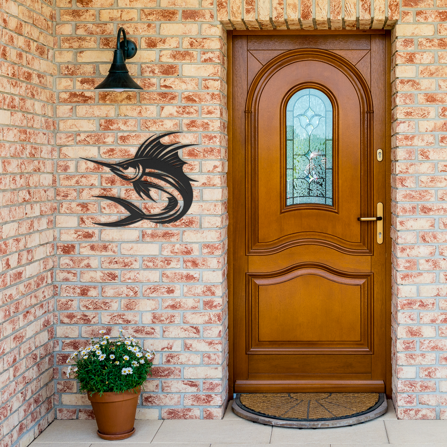 Swordfish_Metal_Wall_Art__Nautical_Ma_Black_Brick_Entrance_Mockup.png
