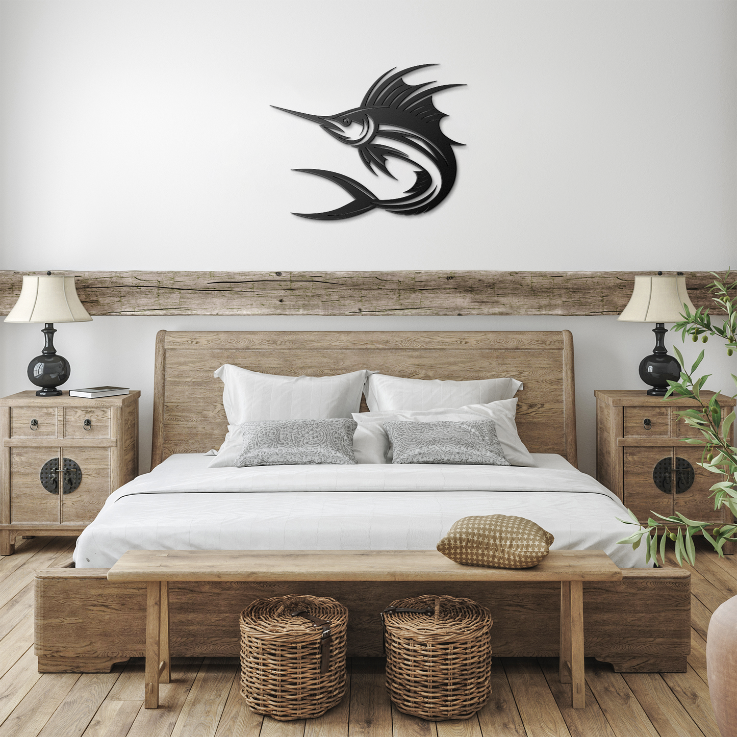 Swordfish_Metal_Wall_Art__Nautical_Ma_Black_Farmhouse_Bedroom_Mockup.png