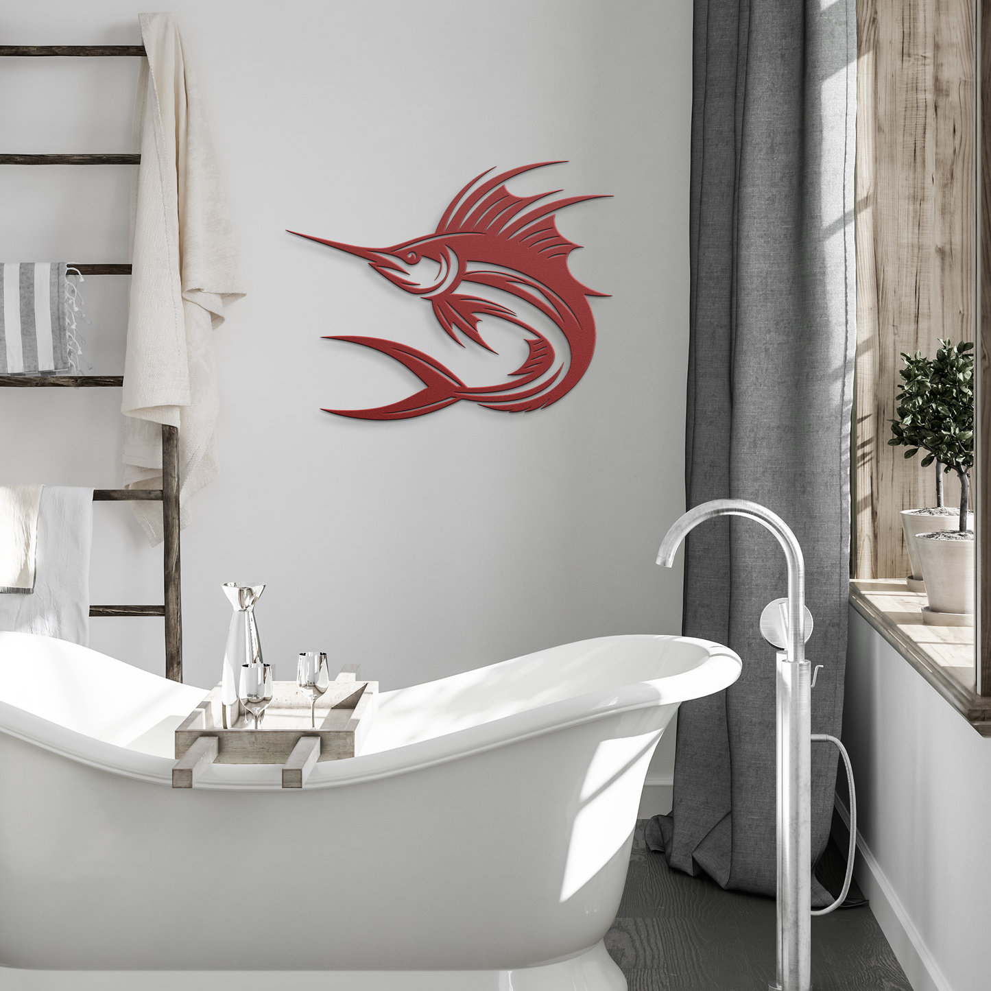 Swordfish_Metal_Wall_Art__Nautical_Ma_Red_Modern_Bathroom_Mockup.png