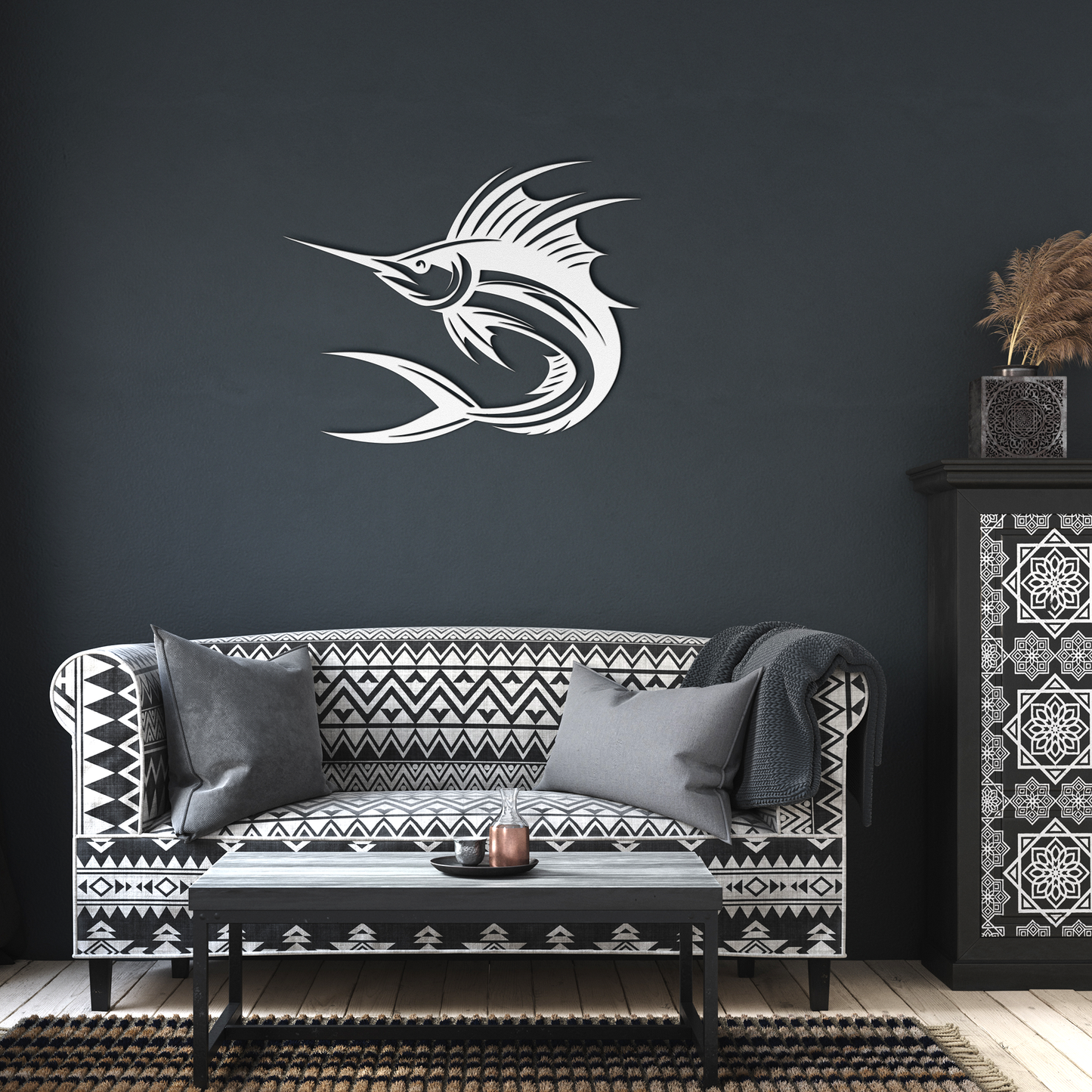 Swordfish_Metal_Wall_Art__Nautical_Ma_White_Dark_Living_Room_Mockup.png