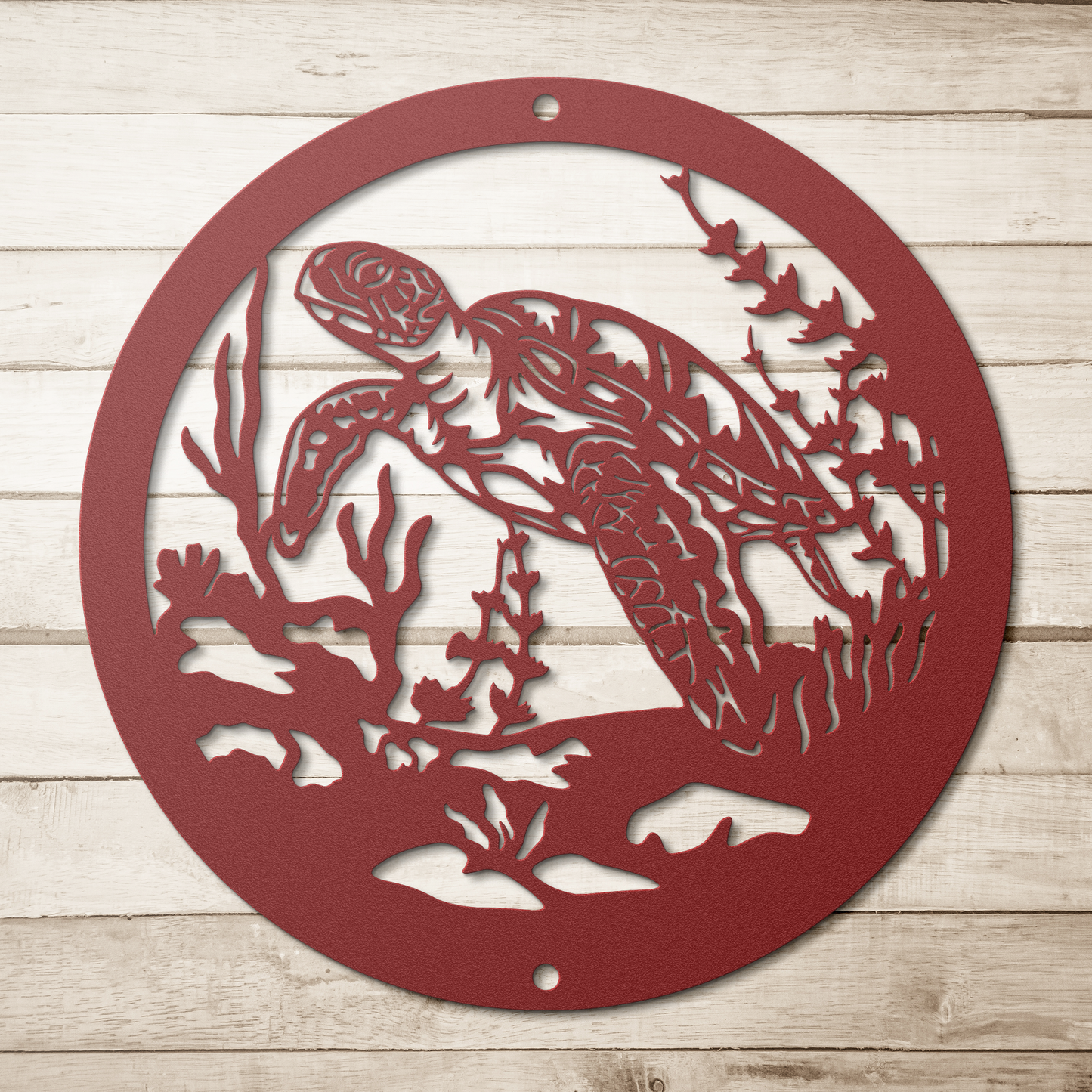 Turtle_Ocean_Scene_Metal_Wall_Art__El_Red_Simple_Wood_BKGD_Mockup.png