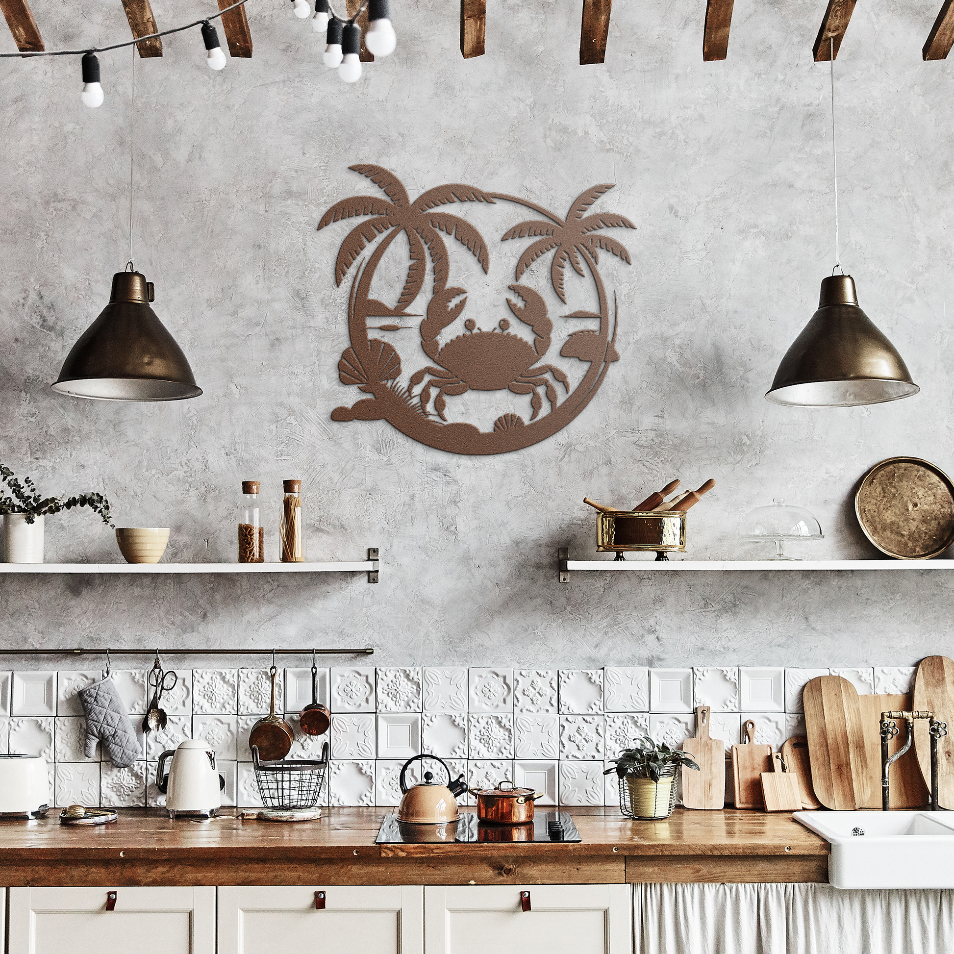 Coastal_Crab_Metal_Wall_Art__Nautical_Copper_Rustic_Kitchen_Mockup.png