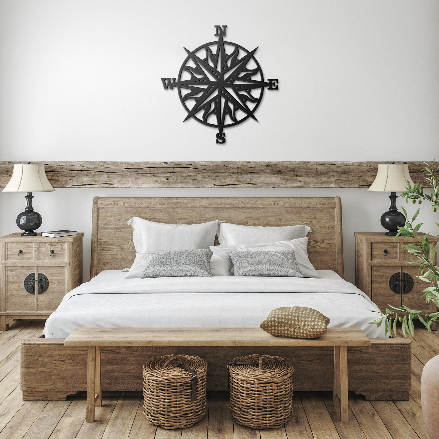 Compass_Rose_Metal_Wall_Art__Nautical_Black_Farmhouse_Bedroom_Mockup.png