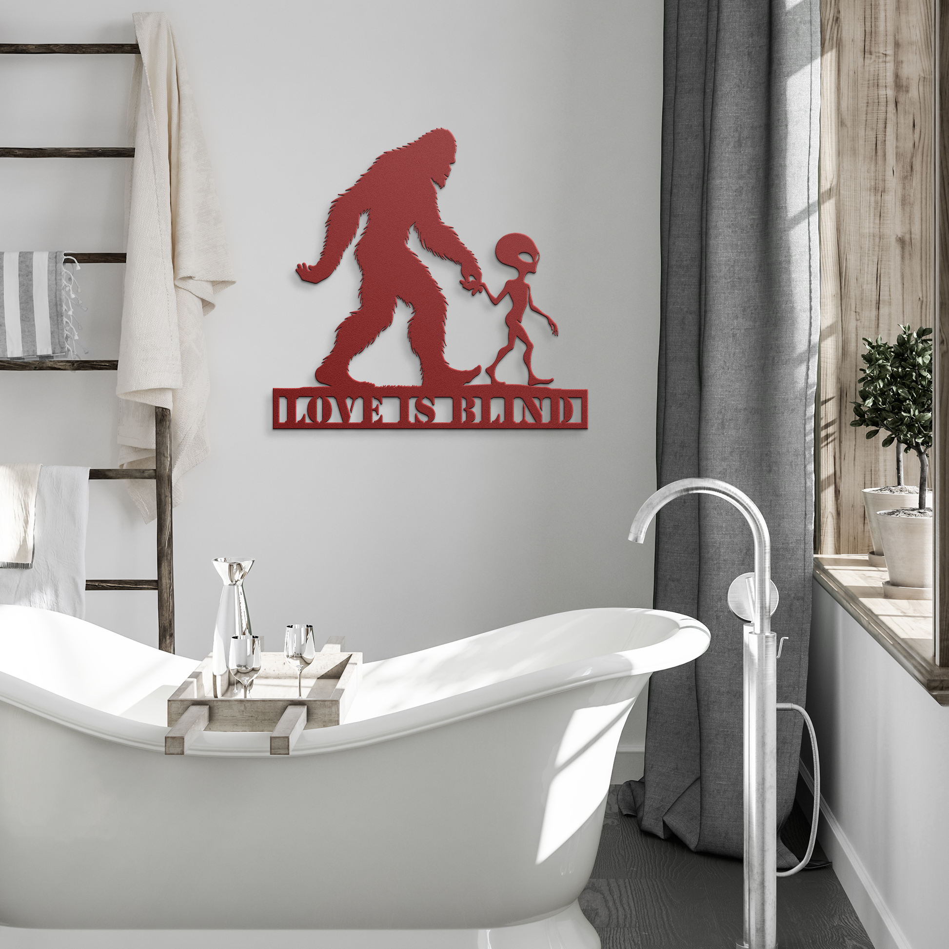 Love_is_Blind_Bigfoot__Alien_Metal_Wa_Red_Modern_Bathroom_Mockup.png