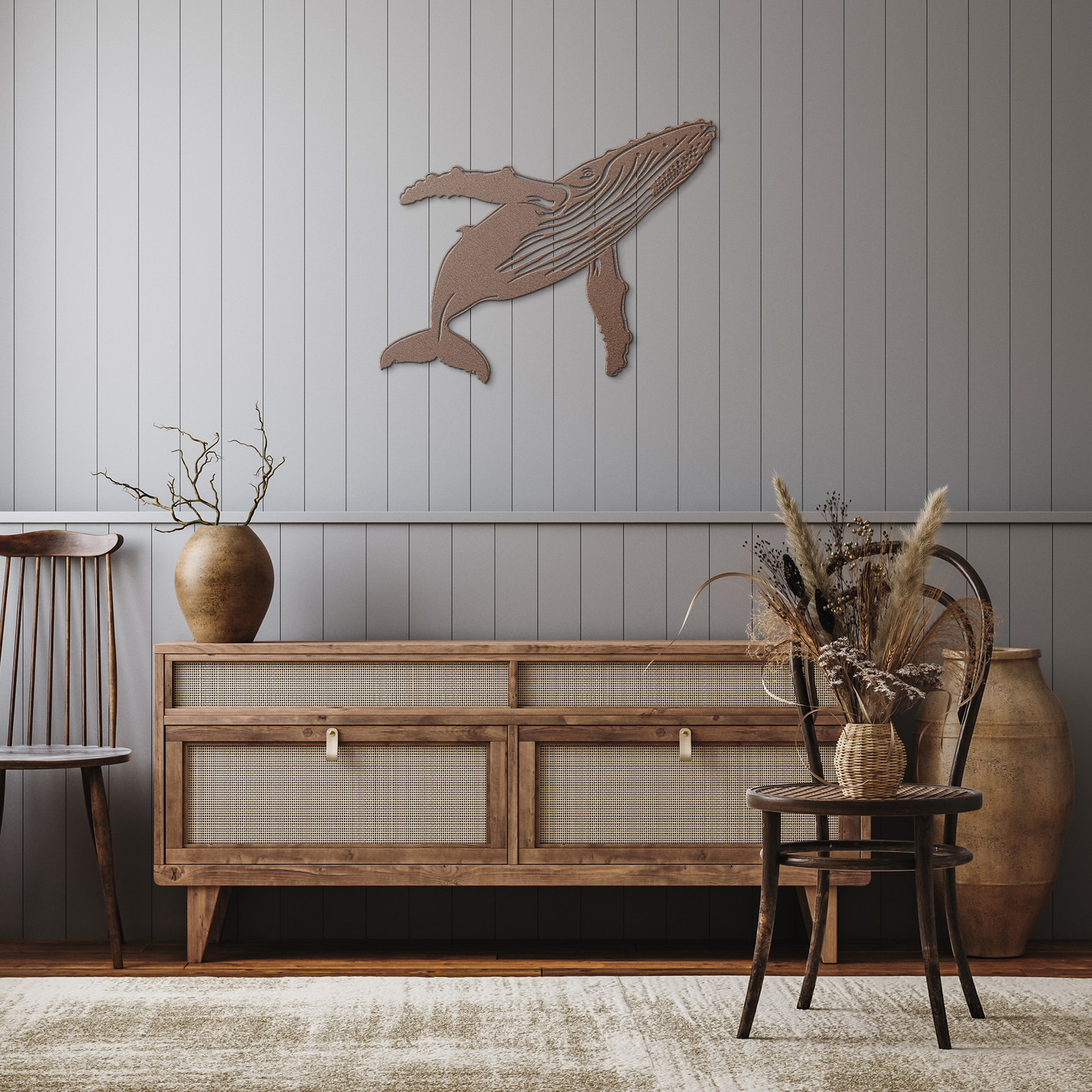 Majestic_Whale_Metal_Wall_Art__Coasta_Copper_Rustic_Hallway_Mockup.png