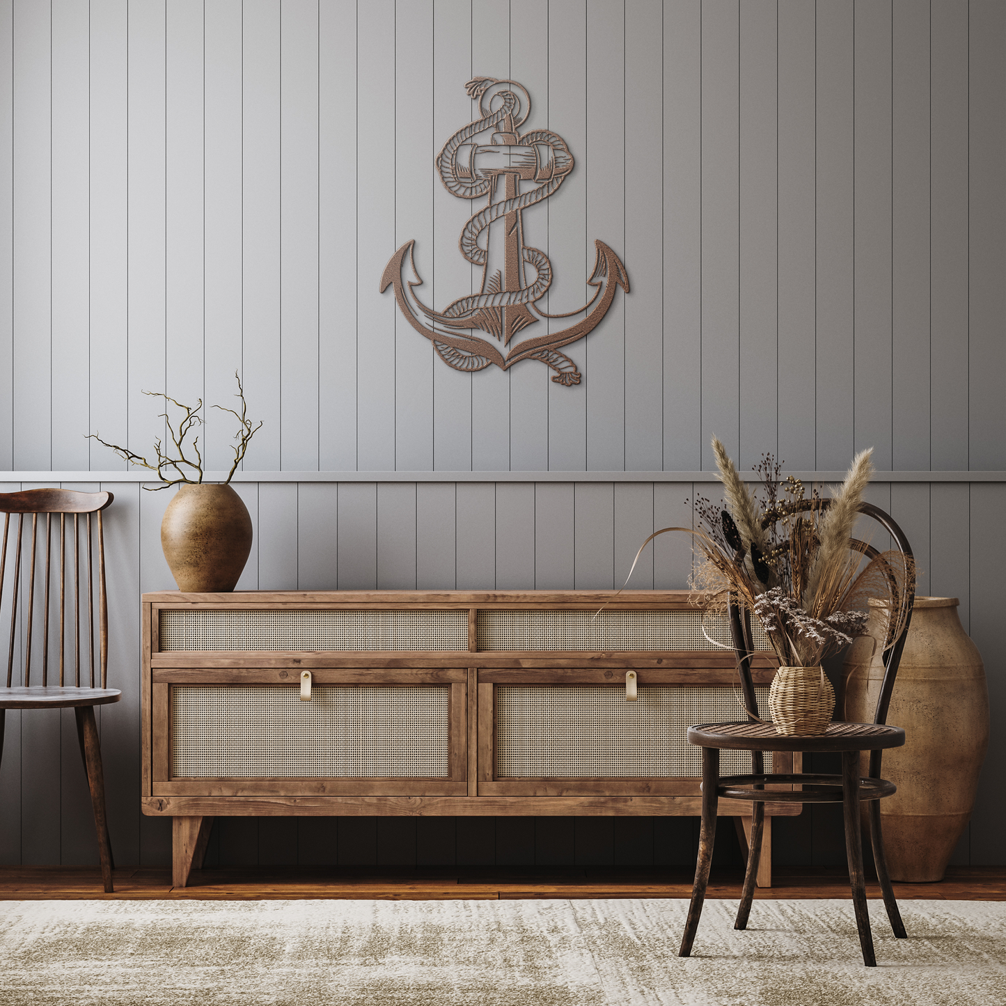 Nautical_Anchor_Metal_Wall_Art__Class_Copper_Rustic_Hallway_Mockup.png