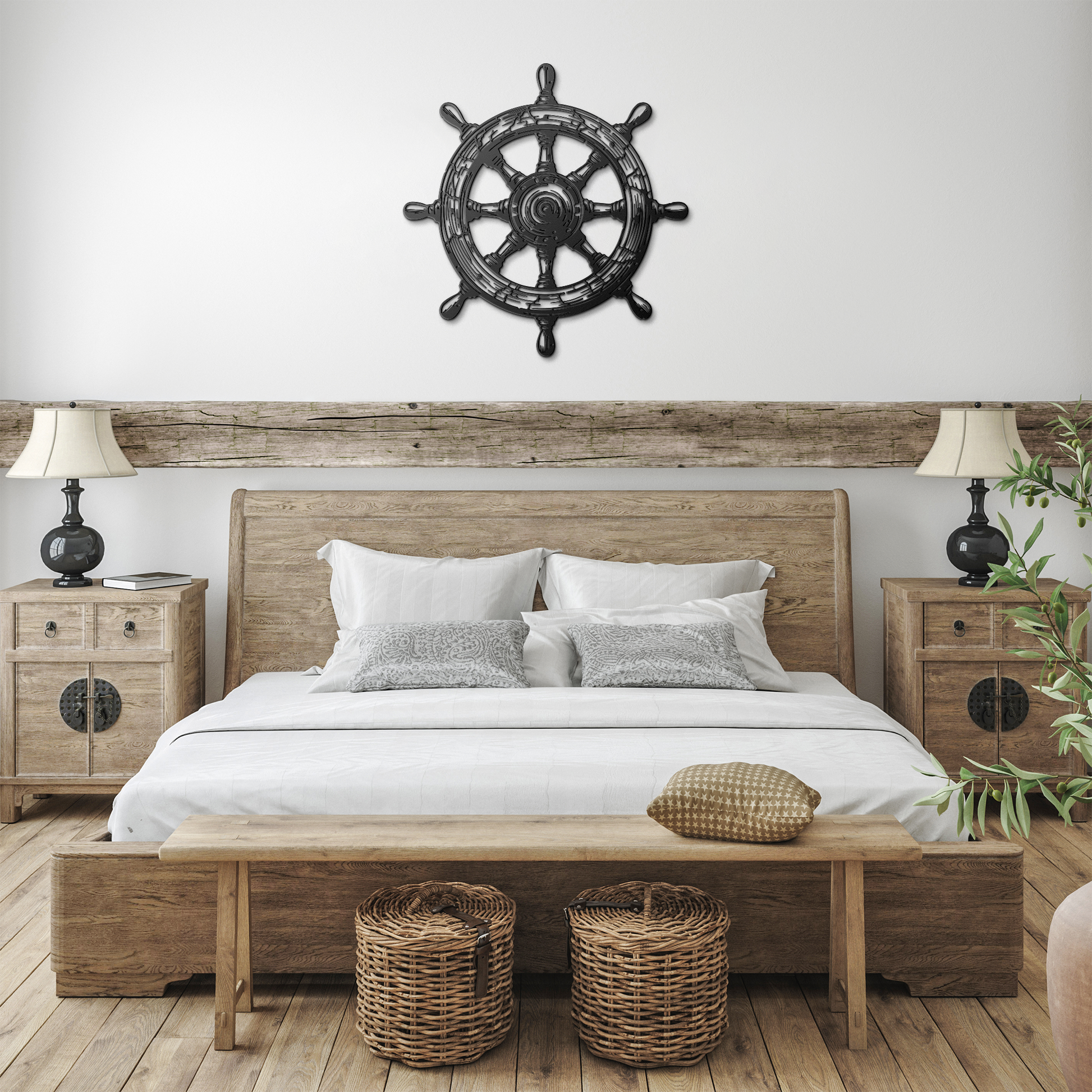 Nautical_Ship_Wheel_Metal_Wall_Art__C_Black_Farmhouse_Bedroom_Mockup.png
