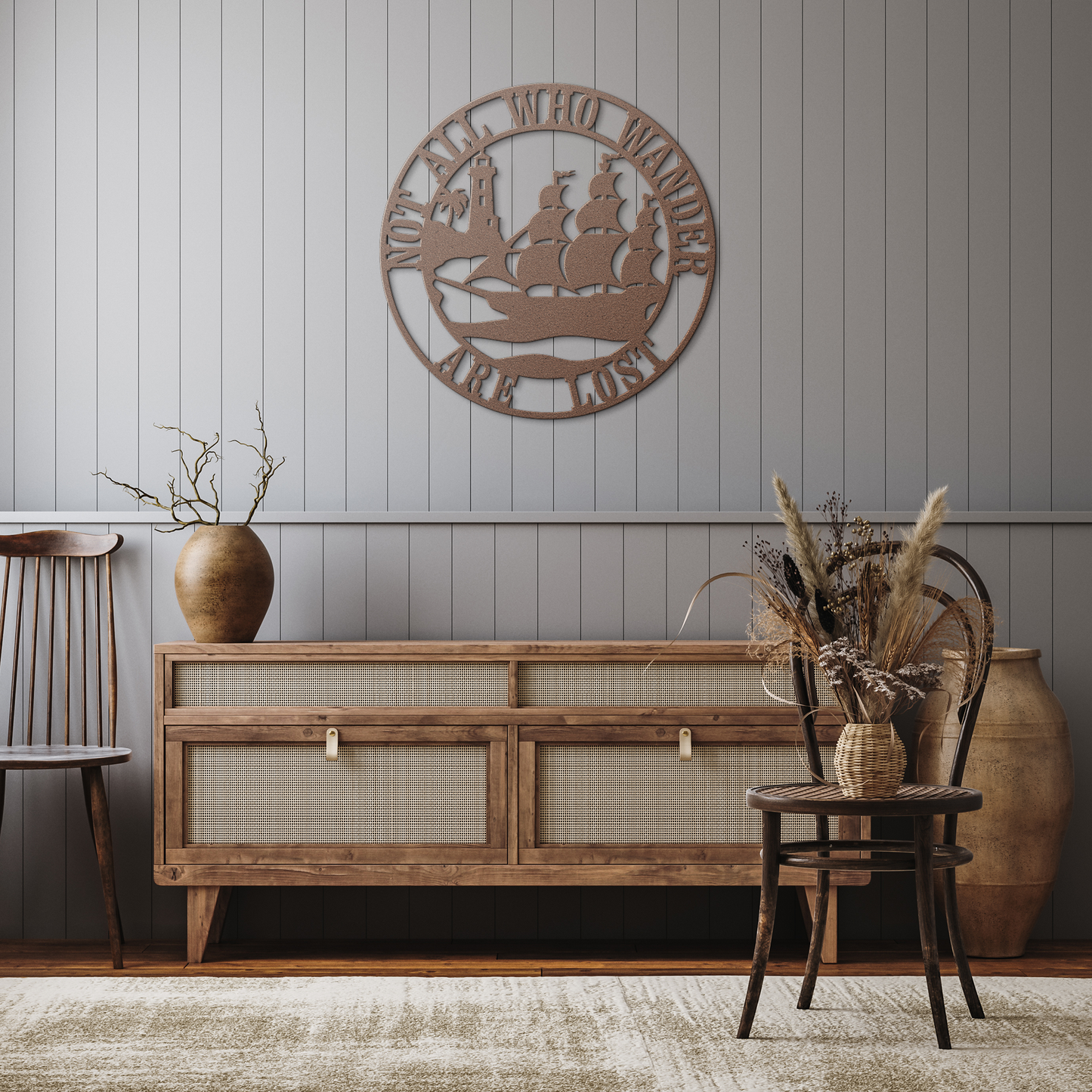 Tall_Ship_Metal_Wall_Art__Not_All_Wh_Copper_Rustic_Hallway_Mockup.png
